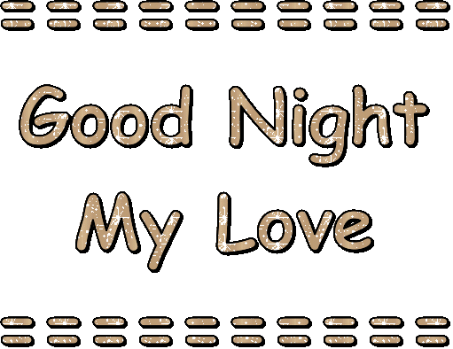 Good Night My Love Gif