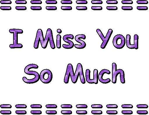 I Miss You GIF For Lover