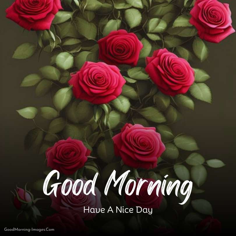 Lovely Good Morning HD Rose Images