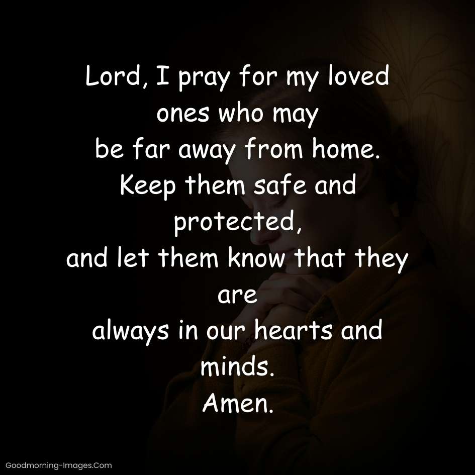 Prayer For Loved One Quotes