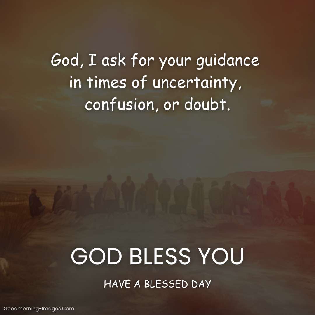 Prayers To God's Guidance