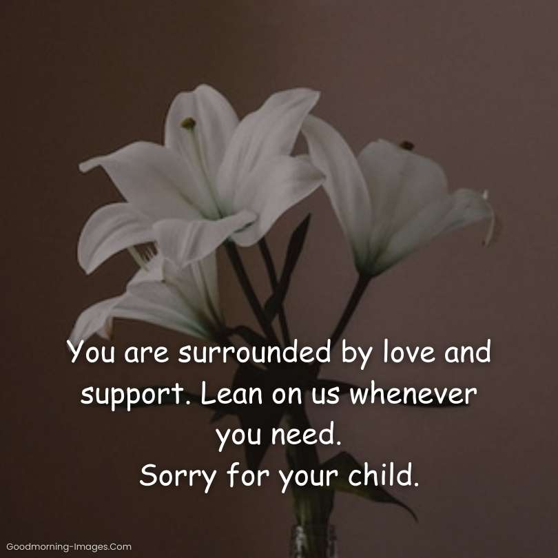 Sympathy Messages For Loss Child