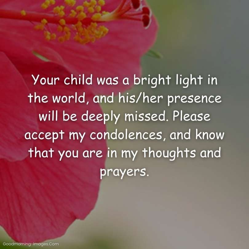 Sympathy Messages for Loss of Baby